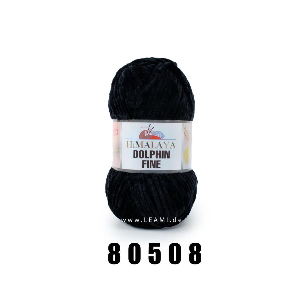 Himalaya Dolphin FINE (100g/175m) 80508 schwarz Produktbild 