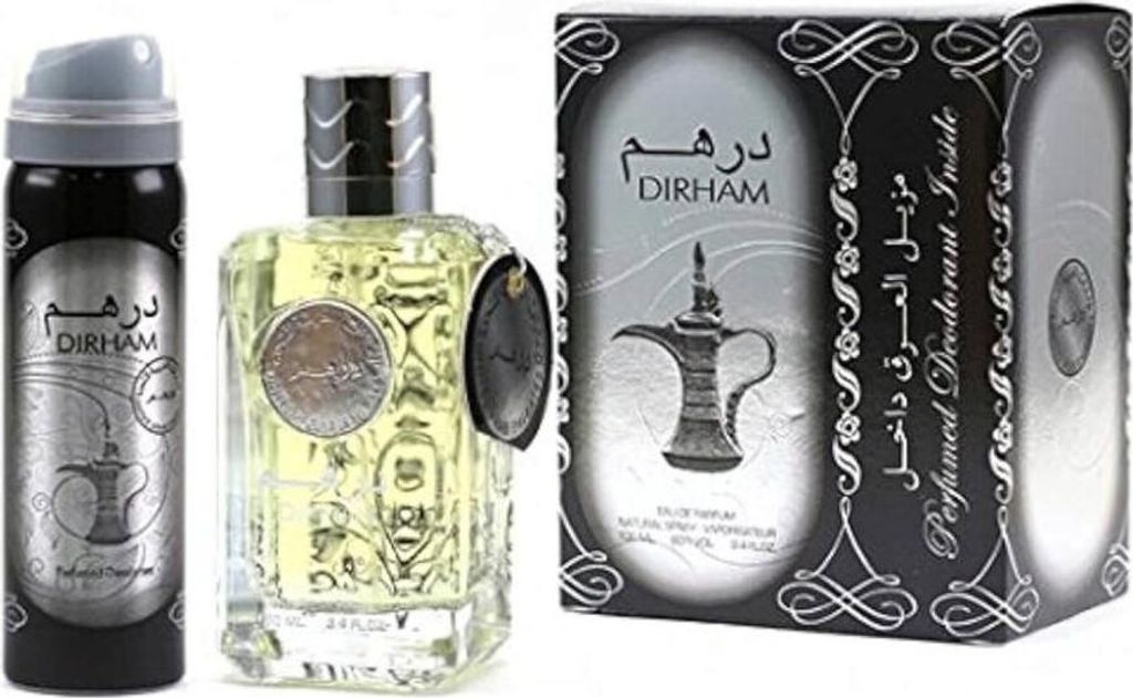 Ard Al Zaafaran Dirham Silver + Deo 100ml EDP Zdjęcie produktu 