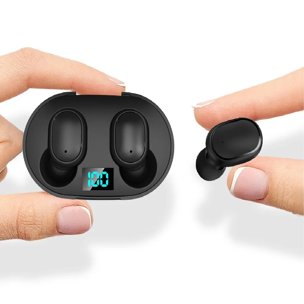 Recensione E6S Cuffie Wireless Bluetooth Nere - Miglior Rapporto Qualità Prezzo - 4