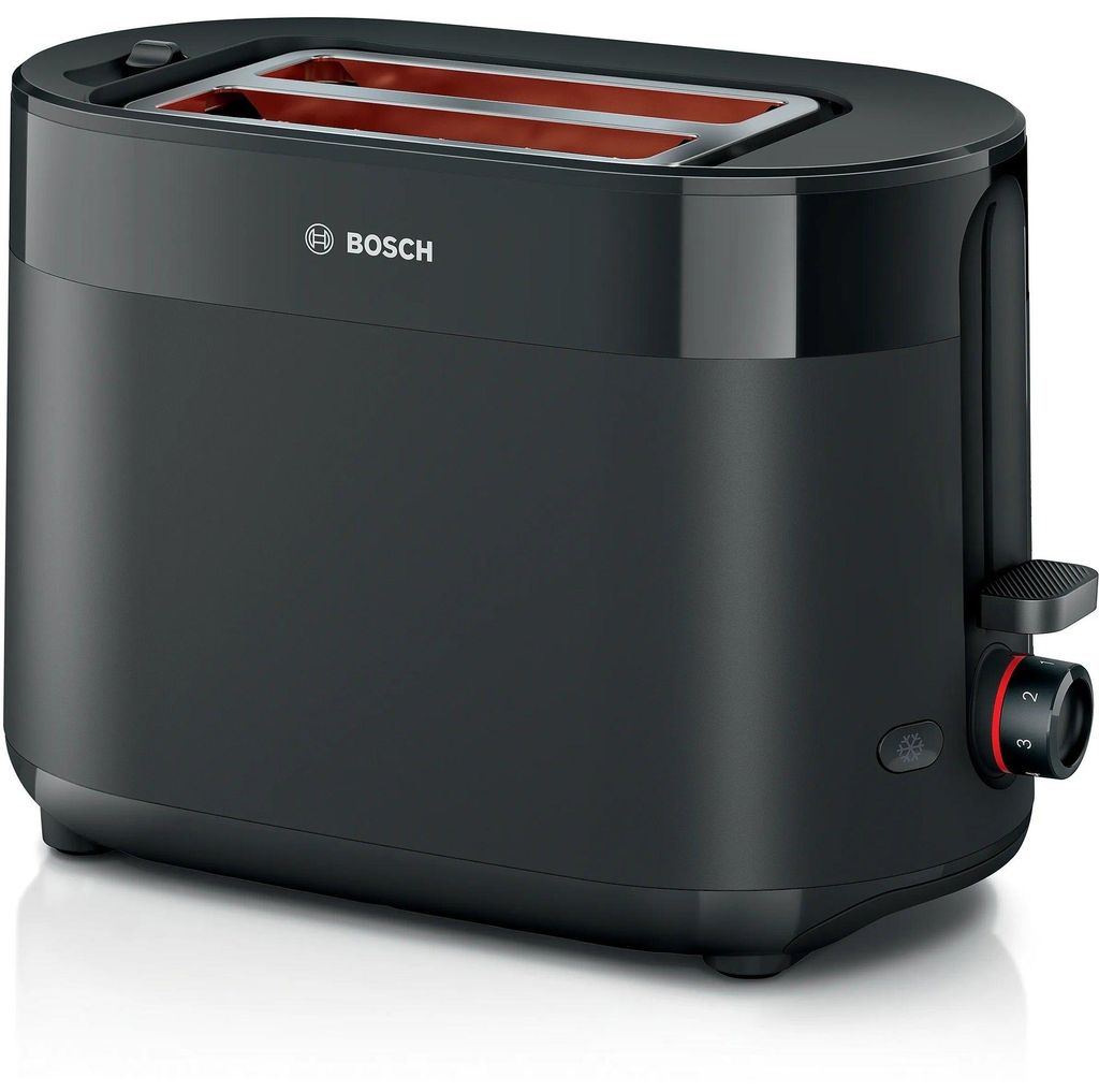 Bosch TAT2M123 toaster 2 slice(s) 950 W Black Immagine del prodotto 