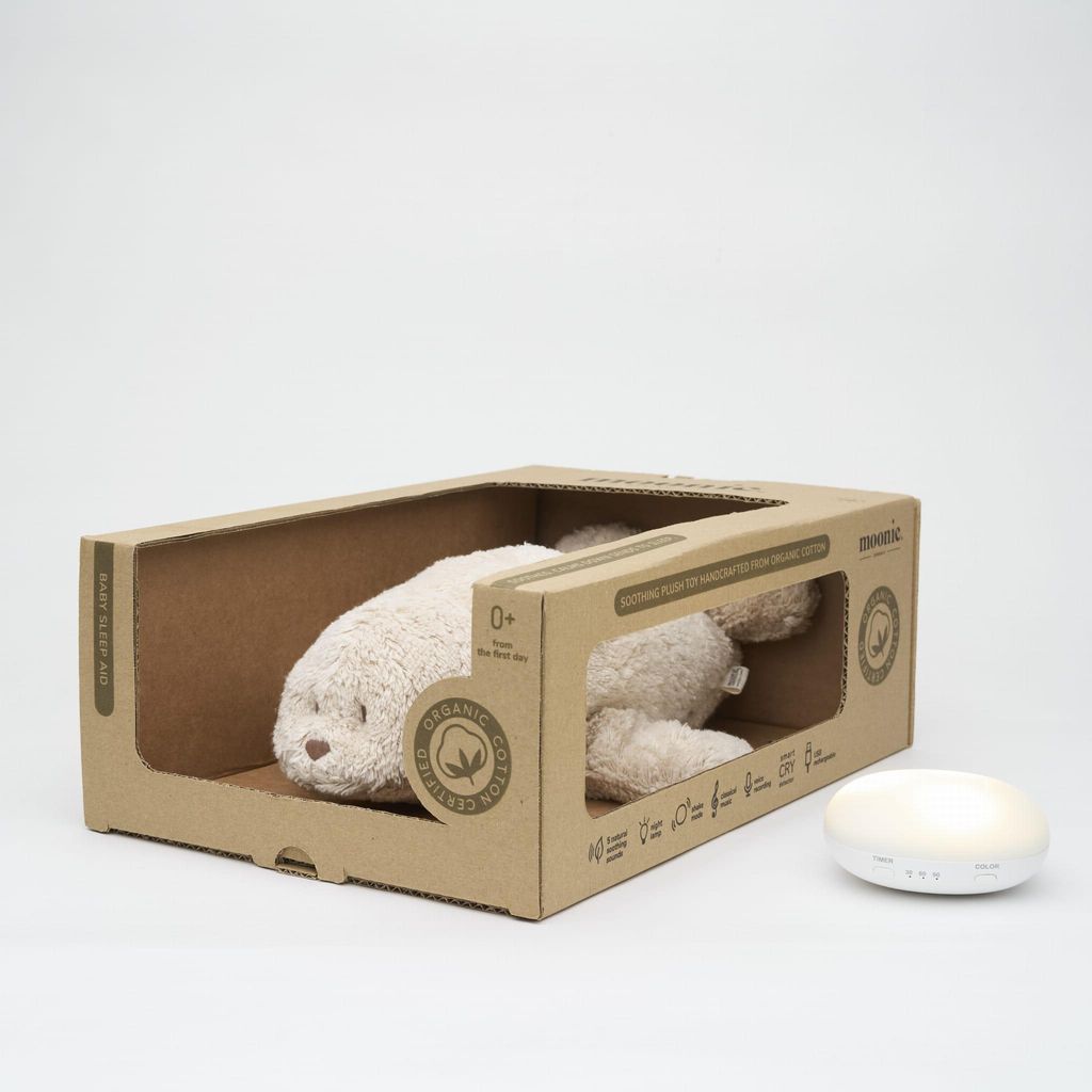 Moonie Seal Zand - Organische, Zachte Zeeleeuw Met Een Lamp Productafbeelding 