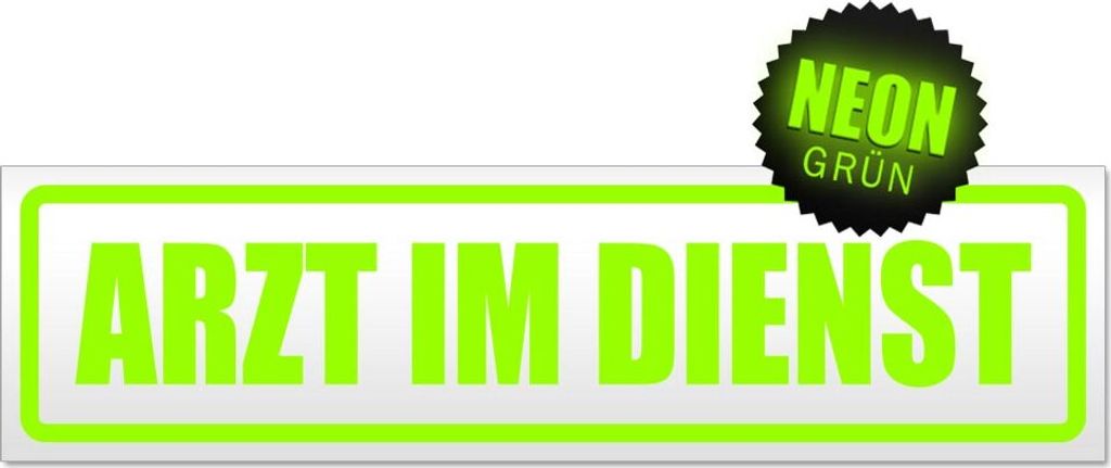 Arzt im Dienst 2 Magnetschild Schild magnetisch