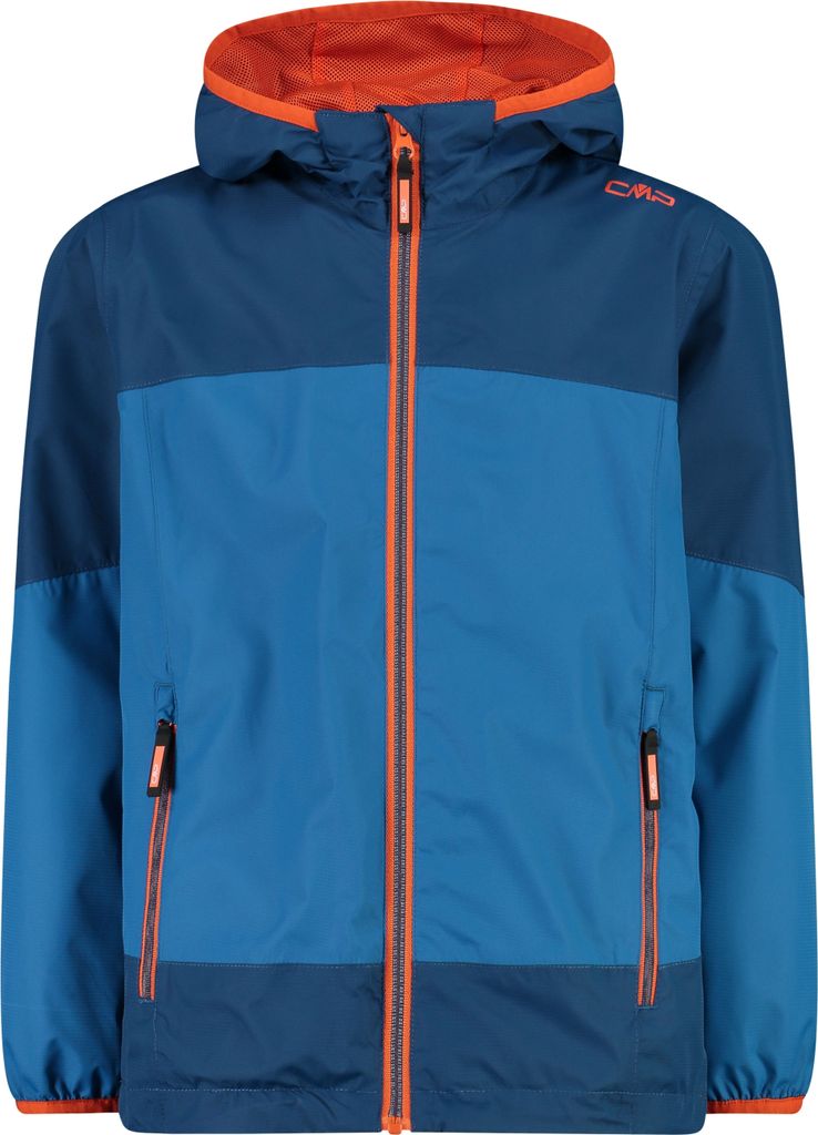 CMP Kinder Jungen Kapuzenjacke Regenjacke blau orange 164