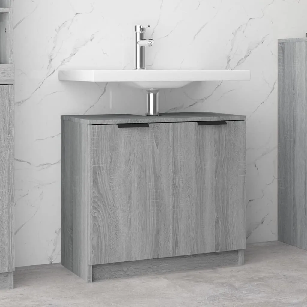 Maison Exclusive Mobile Bagno Grigio Sonoma 64,5x59 cm | Offerta Online