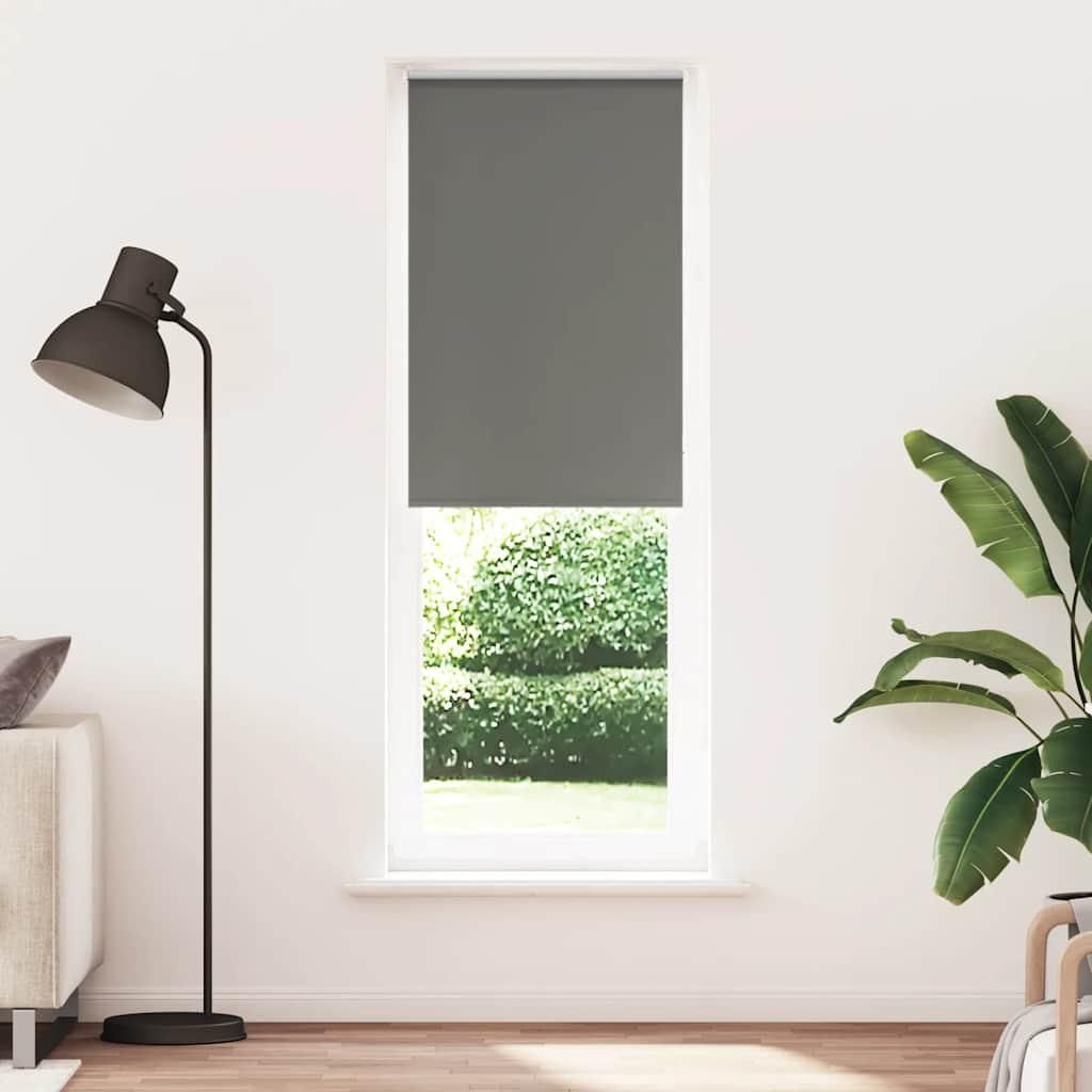 vidaXL Roleta zaciemniająca szara 85x210 cm szerokość Zdjęcie produktu 