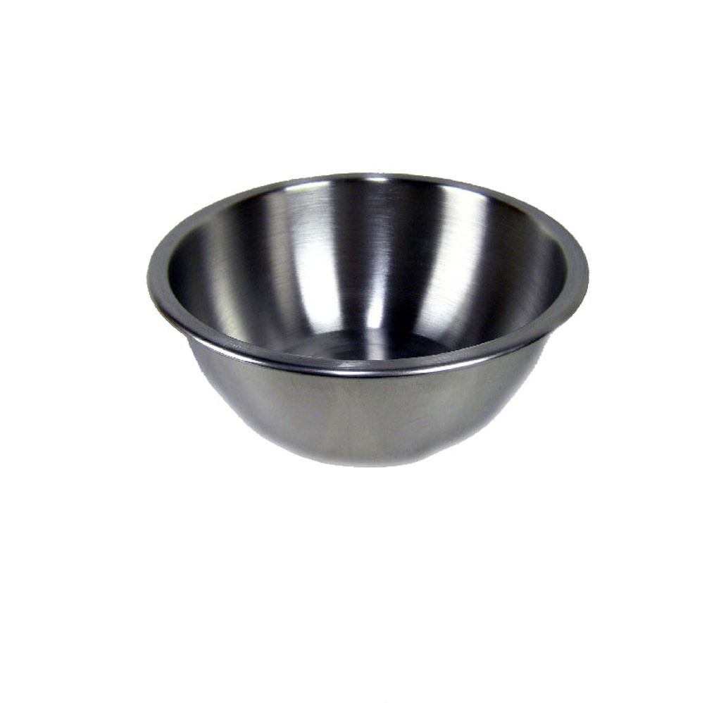 Salatschüssel Servierschüssel Rührschüssel matt 20cm Edelstahl