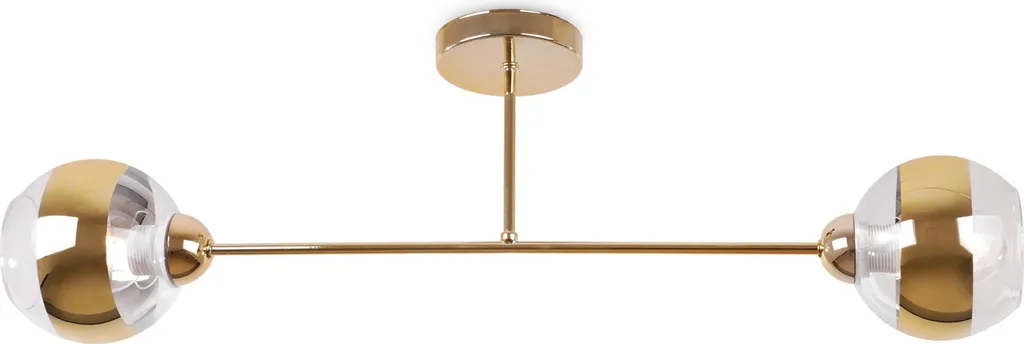 Lampada Soffitto Asturia Oro 2 Luci: Offerta Online Paralumi Dorati