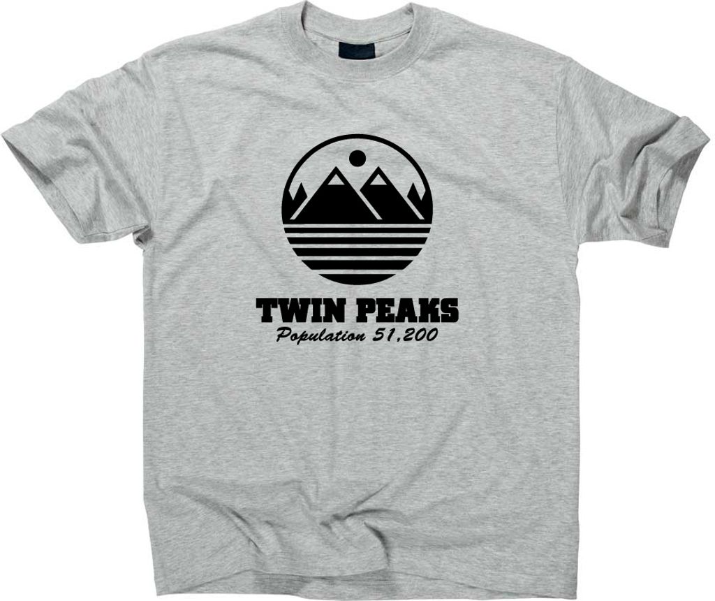Styletex23 T-Shirt Twin Peaks Fan, sport grey, S