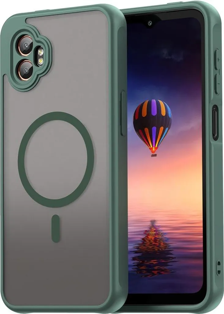 Cover MagSafe Samsung Galaxy Xcover 7 Pro - Phonesta AirFrost Verde Opaco