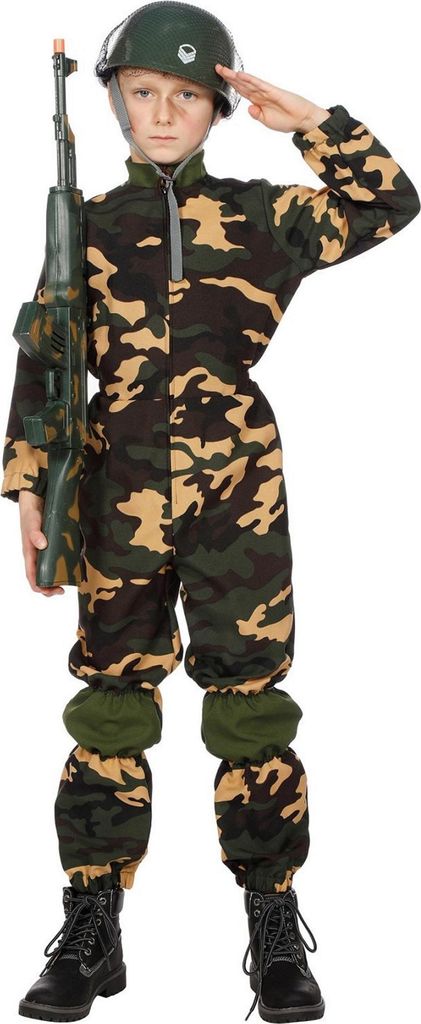 Flecktarn Overall für Kinder Kindergröße: 152