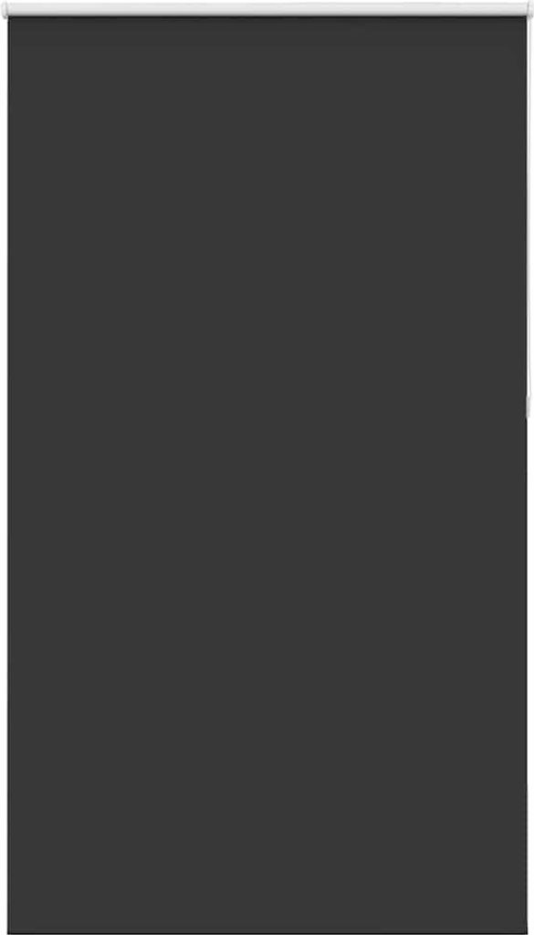 Verdunkelungsrollo Schwarz 130x230 cm Stoffbreite 126,6 cm