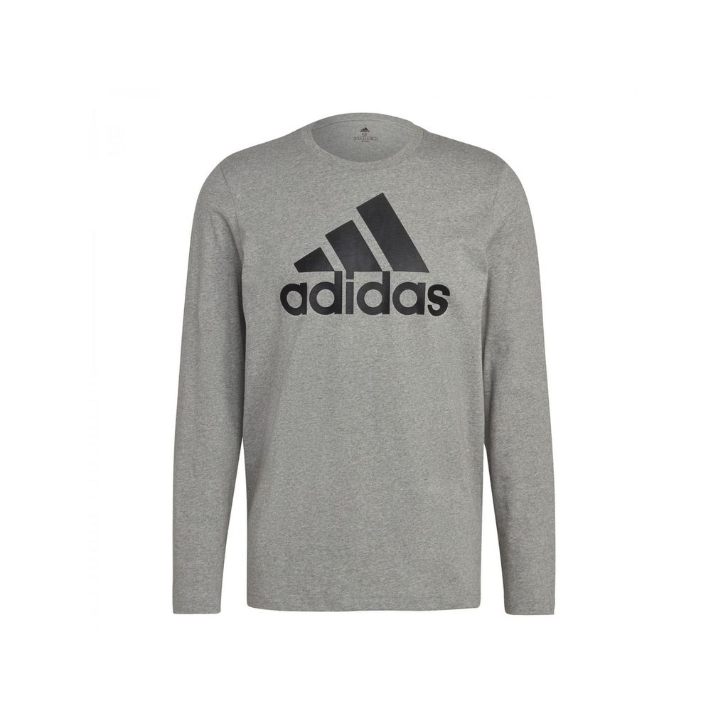 Adidas Herren Langarm T-Shirt M BL SJ LS T 2XL Grau / Schwarz