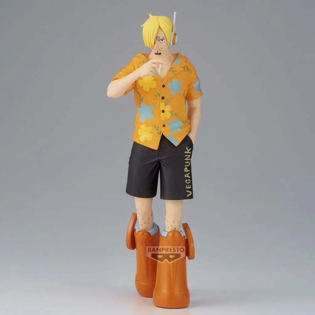 Figurine Sanji 17 cm PVC - Détails Arc Egghead et finition de qualité