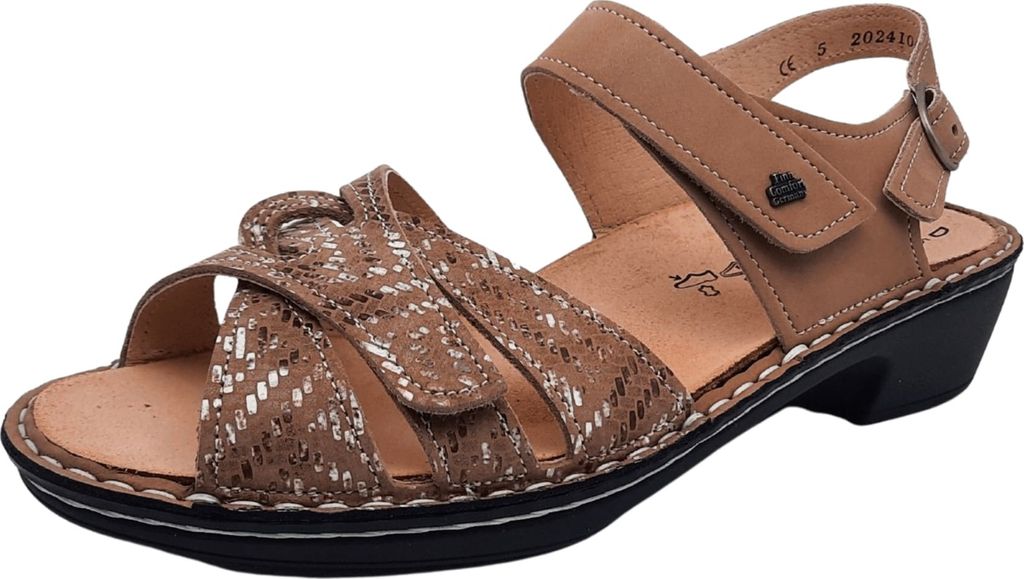 Finn Comfort Komfort Sandalen Damen 31333230393438 Braun 41 EU
