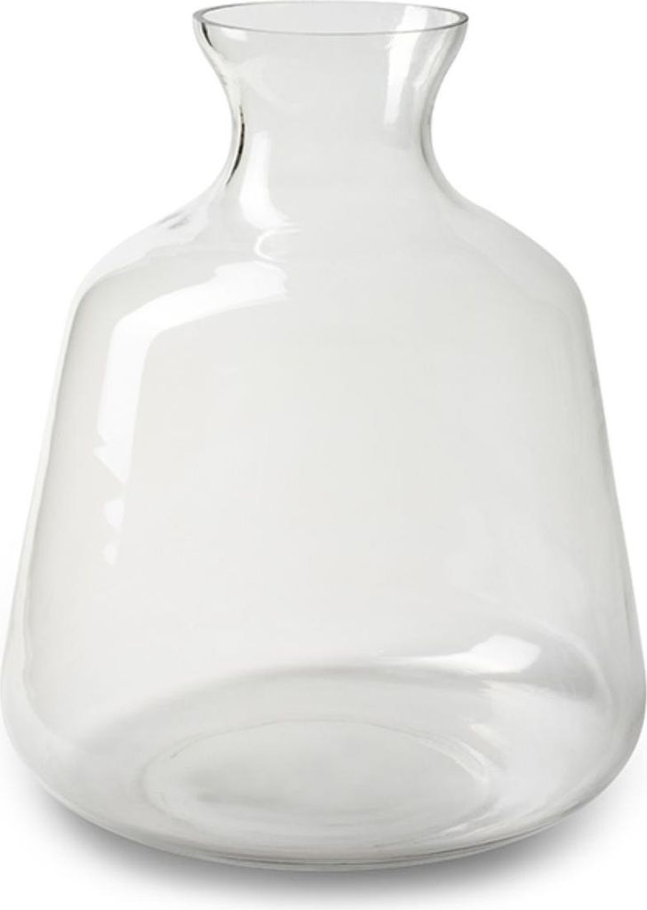 Bodenvase Flaschenvase Linda H. 42cm D. 34cm aus Glas Jodeco