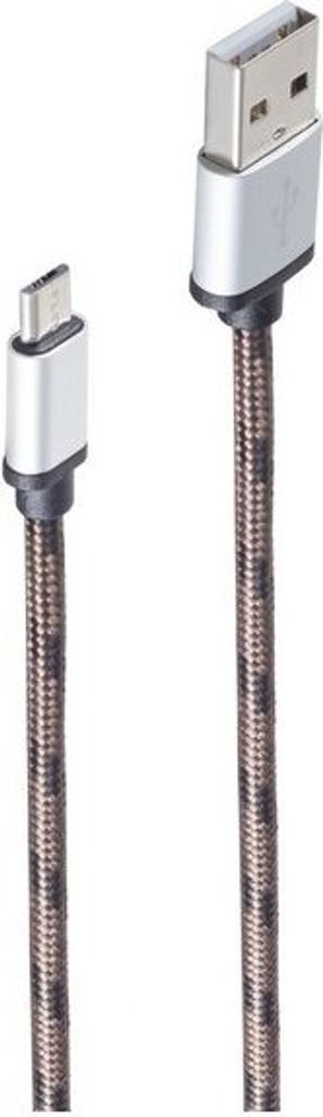 shiverpeaks BS14-50082 USB Kabel 2 m USB 2.0 USB A Micro-USB B Braun (BS14-50082)