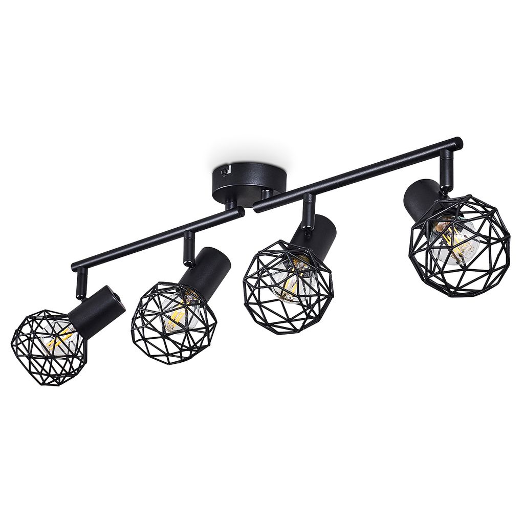 Torano »Torano« Deckenlampe aus Metall in Schwarz