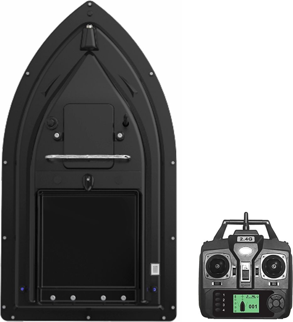 GPS Futterboot – 16-Punkt GPS, 10000mAh, inklusive Camouflage Tragetasche, ideal für präzises Köderablassen bis 500m Reichweite