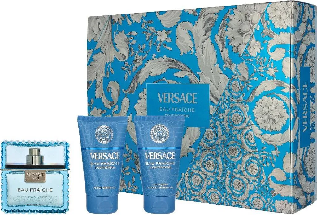 Parfum Versace Eau Fraîche Man Coffret Routine Matinale Fraîcheur Homme