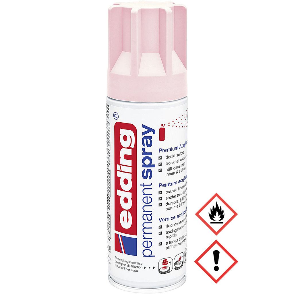 Edding Permanent Spray Premium lacca acrilica rosa pastello Immagine del prodotto 