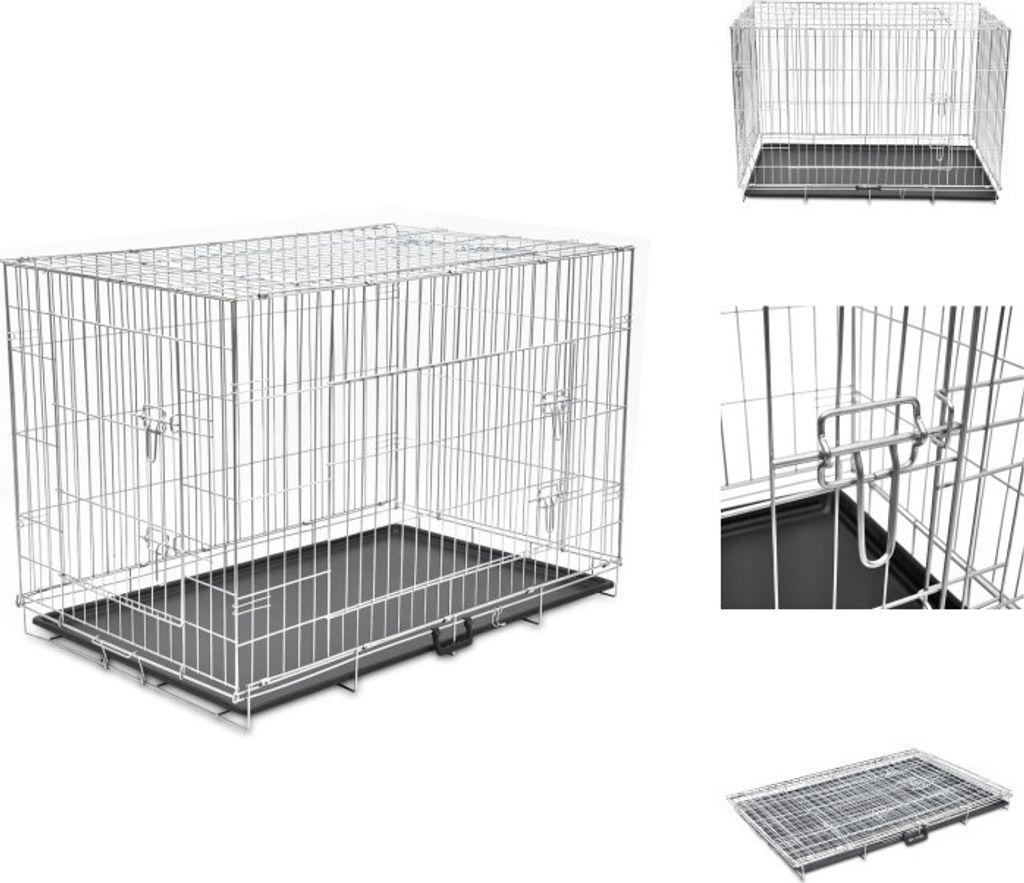 Faltbare Hundebox Metall XXL - Transportboxen & -taschen