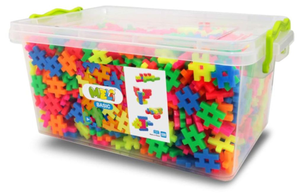Klocki Meli Basic Neon Edu 1200szt Immagine del prodotto 