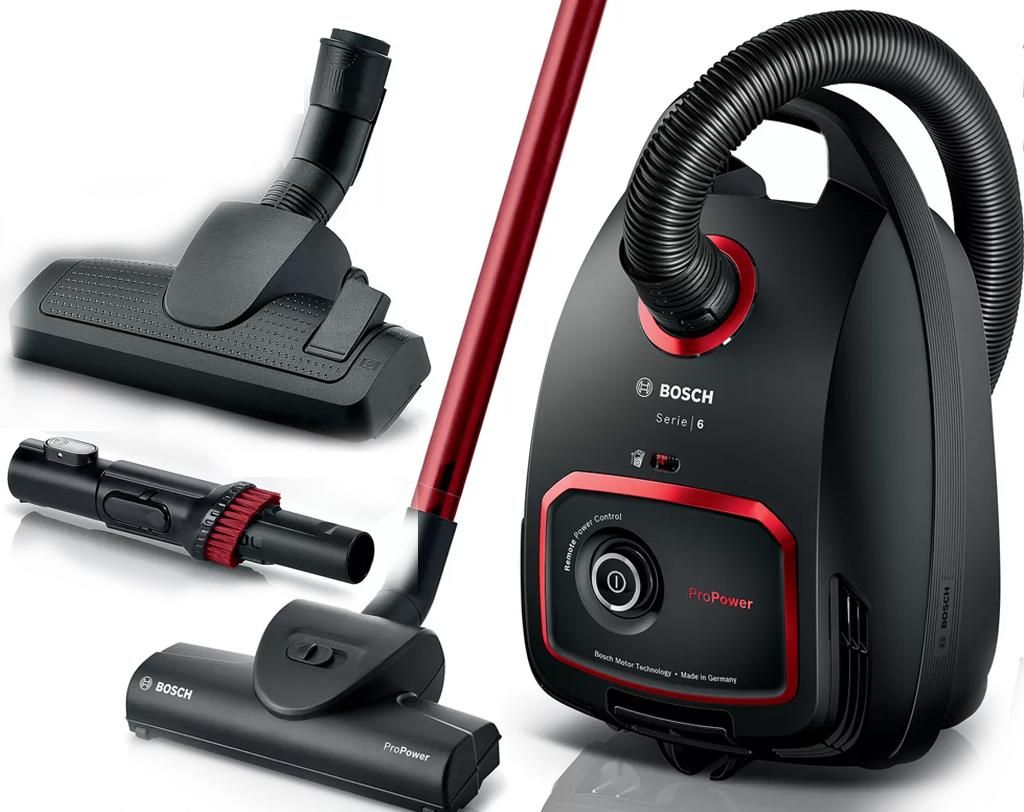 Bosch Propower 900W Turbo Tasche Hepa Filter Haar Haar Led Design