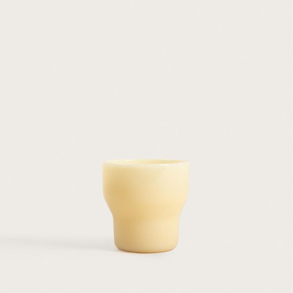 HOMLA PALLORA Milchglas gelb 0,15 l Produktbild 