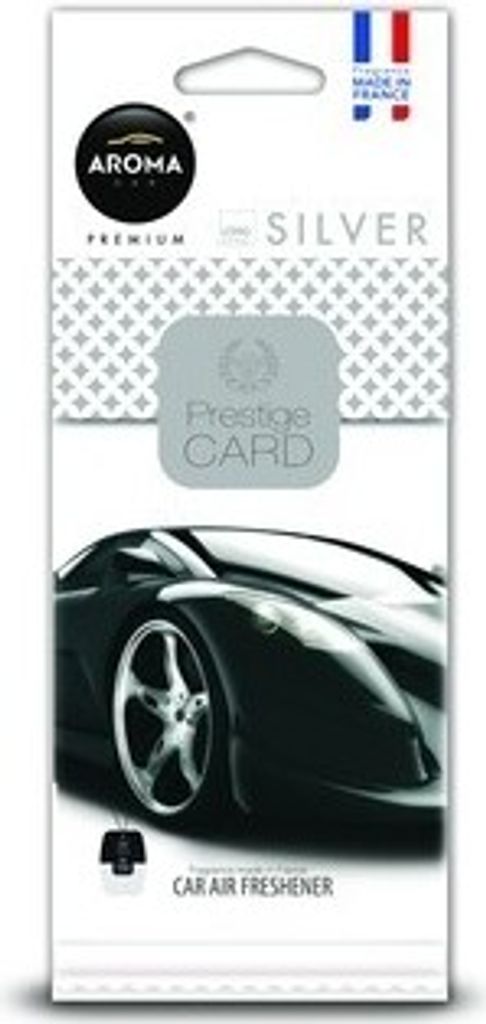 Aroma Car Prestige Card Silver - Elegancki Zapach Do Zdjęcie produktu 