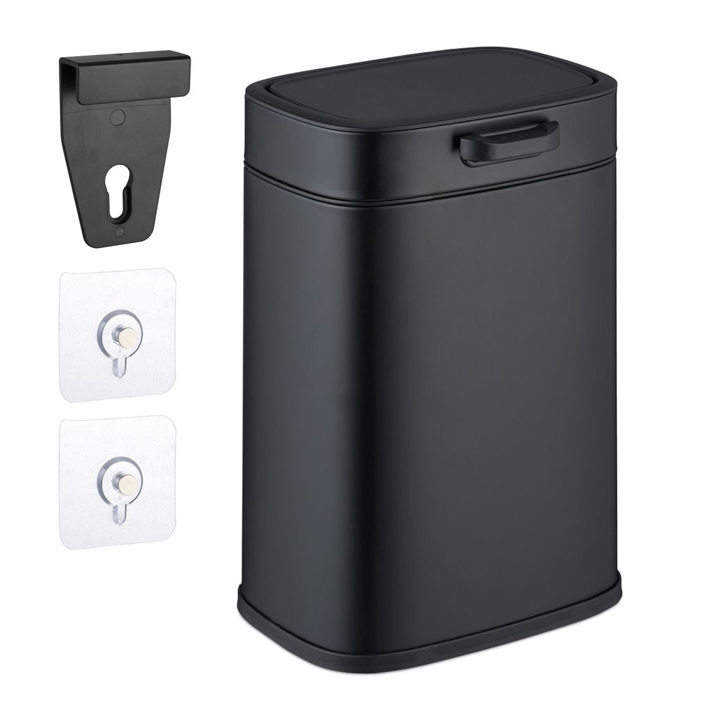 Relaxdays Cestino da cucina da 5 L, contenitore sospeso per Immagine del prodotto 