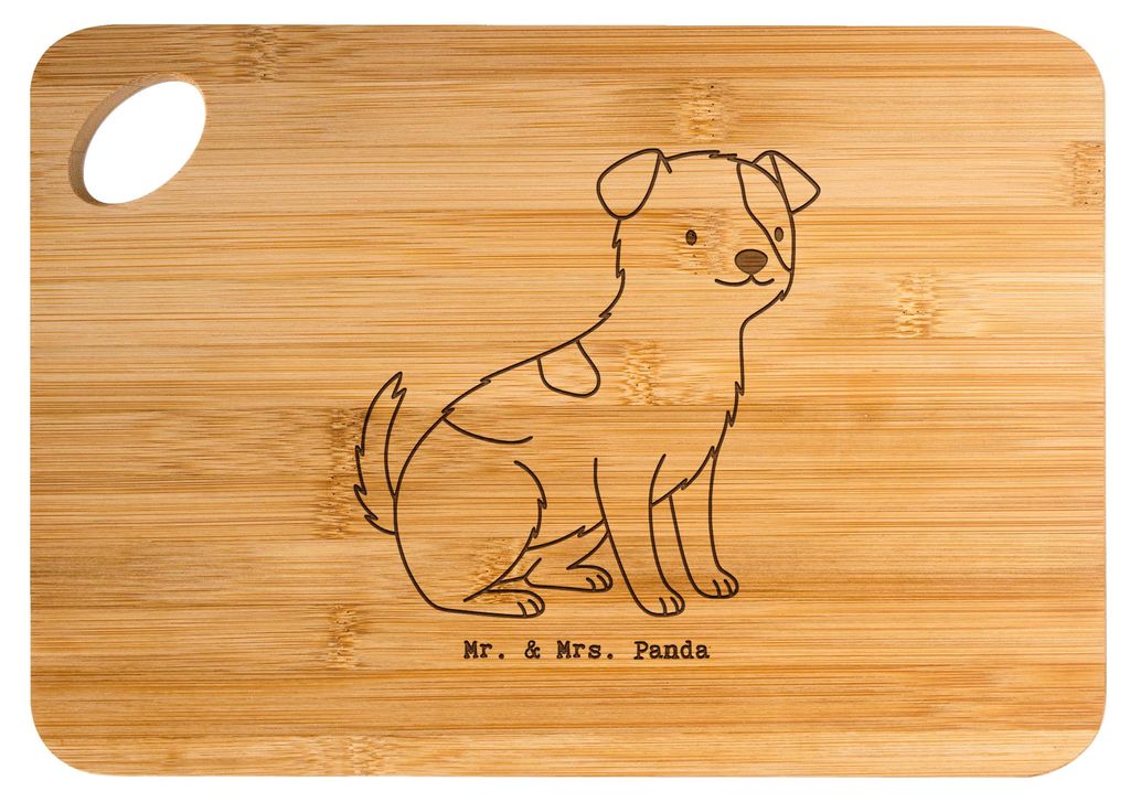 Mr. & Mrs. Panda Schneidebrett Jack Russell Terrier Moment - Transparent - Geschenk, Holzbrett, Hackbrett, Frühstücksbrettchen, holzschneidebrett...
