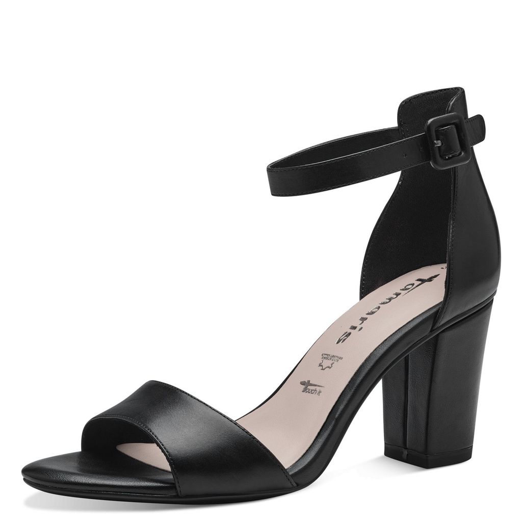 Tamaris Femmes Sandalettes en cuir talon fermé 1-28326-42, Image du produit 