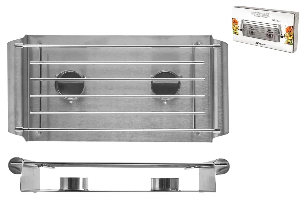 Chauffe-Plat Inoxpran : Gardez vos Repas au Chaud avec Double Brûleur