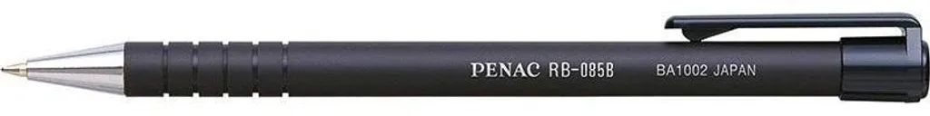 Fini les taches : stylo bille noir rétractable RB085 1mm écriture propre x12