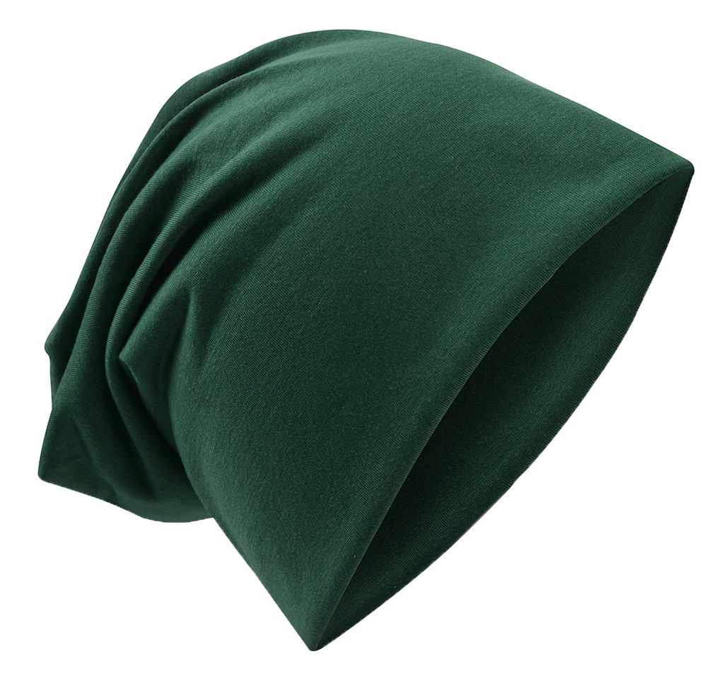Beanie Muetze Unifarbe Neon-Gelb Produktbild 