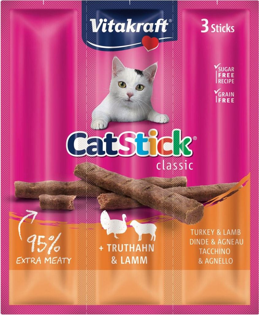 Vitakraft Cat-Stick Mini-Truthahn mit Lamm Produktbild 