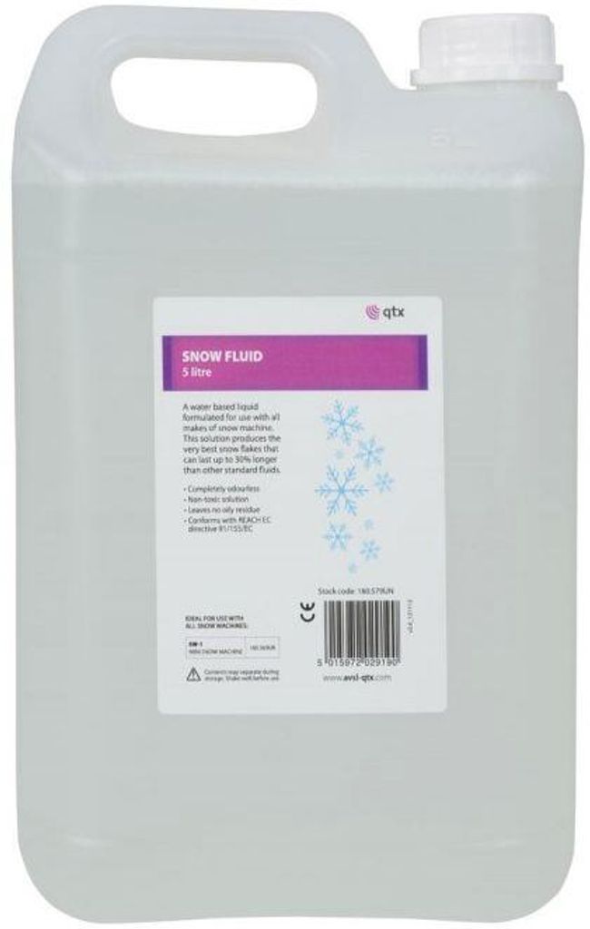 QTX SNOW-5L kvapalina na vodnej báze pre použitie vo Obrázok produktu 