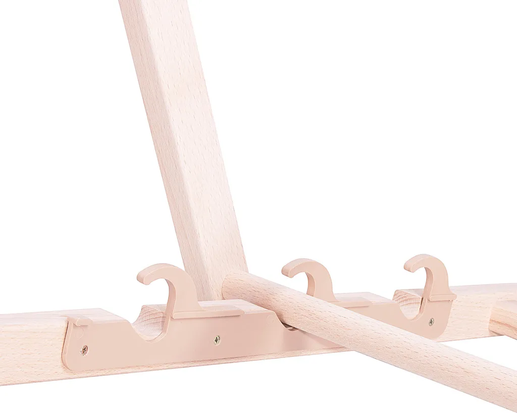 Sedia a Sdraio Pieghevole in Legno di Faggio a Righe | Relax da Balcone - 3