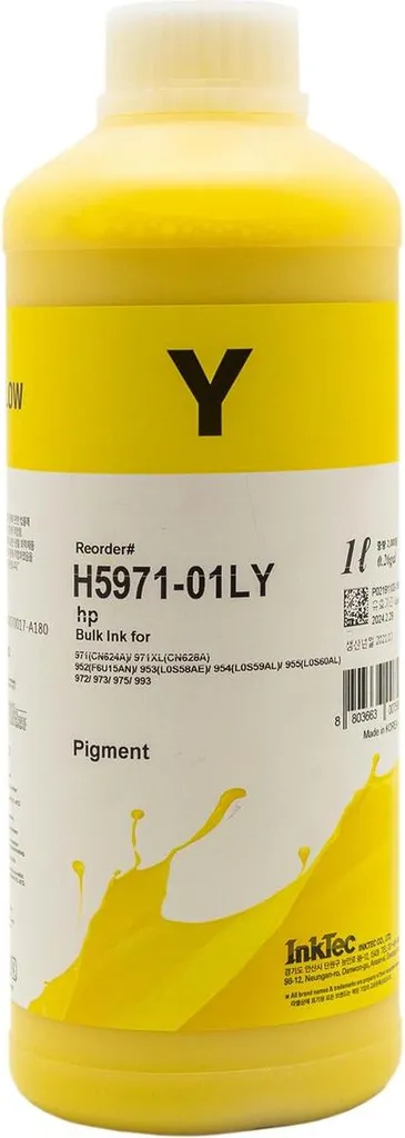Ricarica Inchiostro HP 971XL Giallo 1000ml - Risparmio Garantito