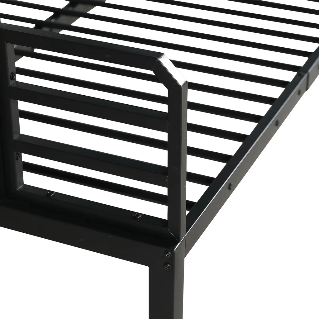Lit superposé métal stable avec escalier : finis les risques de chute - 8