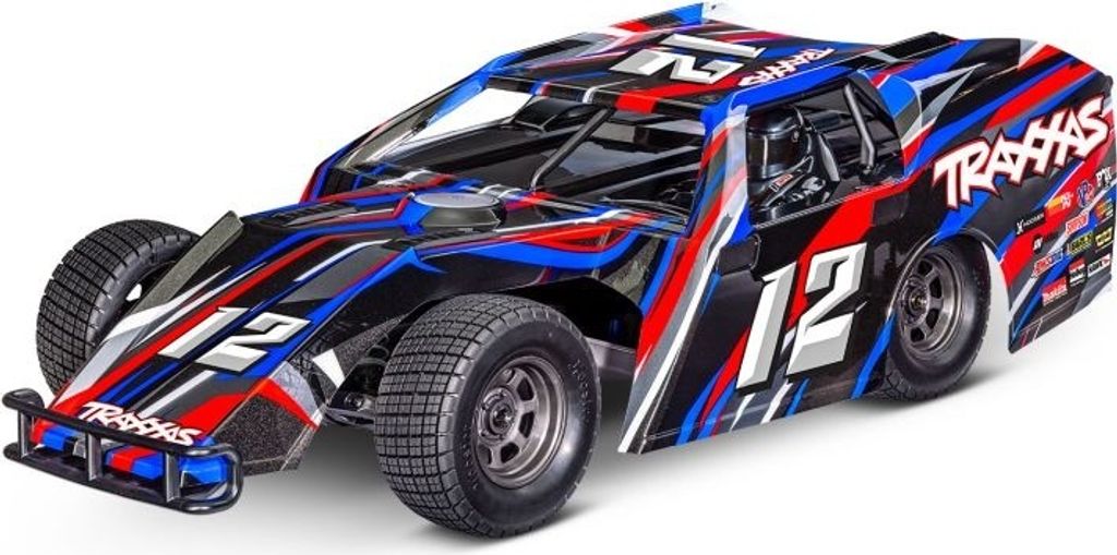 TRAXXAS Slash Modified BL-2S rot 1/10 Dirt Oval Racer RTR Brushless, ohne Akku und Ladegerät