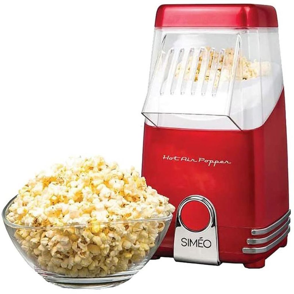 1200w Popcornmaschine Popcornmaker Popkorn Maschinen Heißluft mit Messbecher Neu 