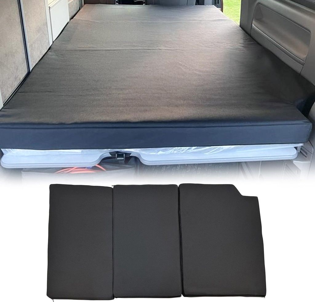 Matelas pliant pour VW T4 T5 T6 California Matelas Noir Image du produit 