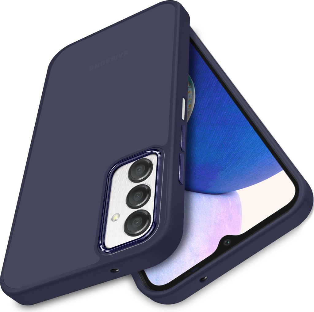 Hülle für Samsung Galaxy A25 5G – mattes Silikon-Case mit Satin-Finish + 9H-Glas