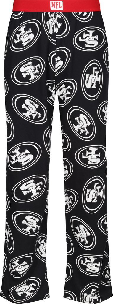 Recovered - Loungepants San Francisco 49ers NFL Outline Logo Black XXL