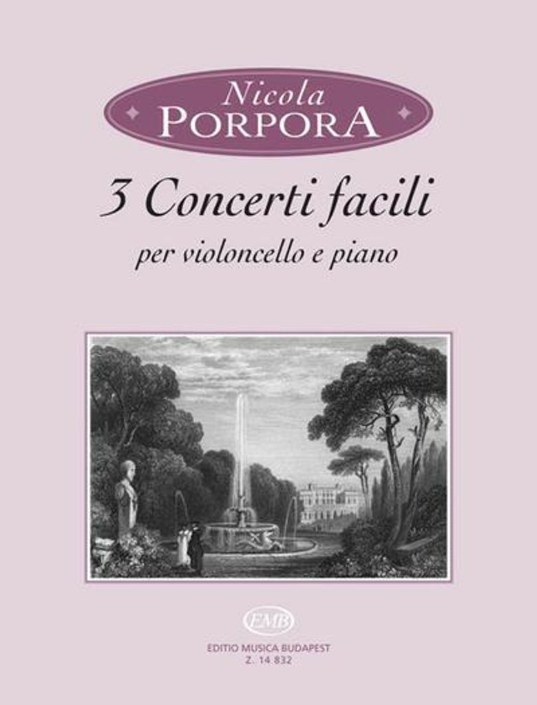 3 Concerti faciliper violoncello e piano
