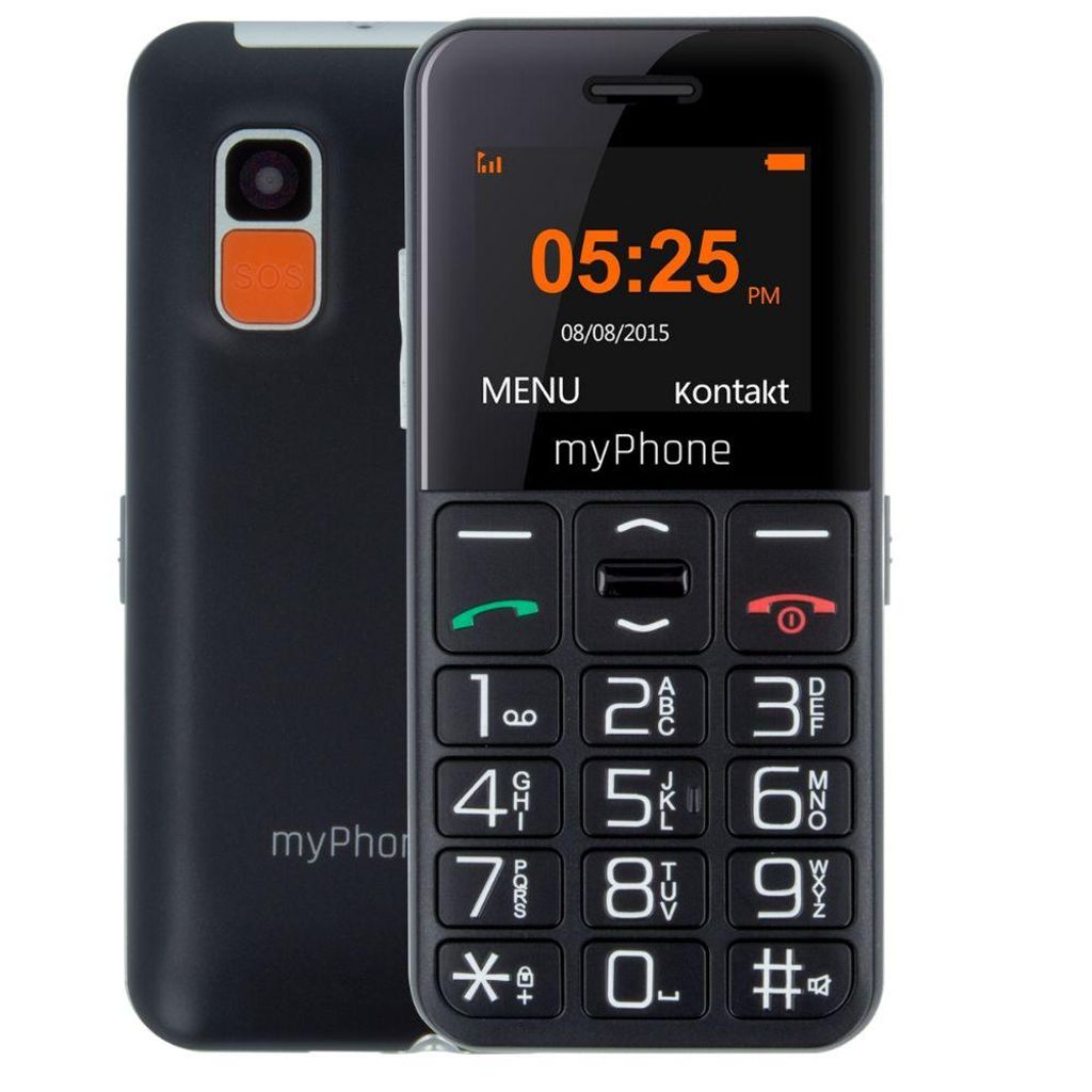 myPhone Halo Easy Schwarz Produktbild 