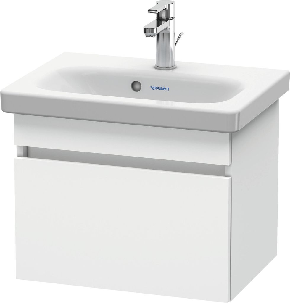 Waschtischunterbau DURASTYLE COMPACT 398x500x368mm weiß matt/weiß matt weiss matt/weiss matt