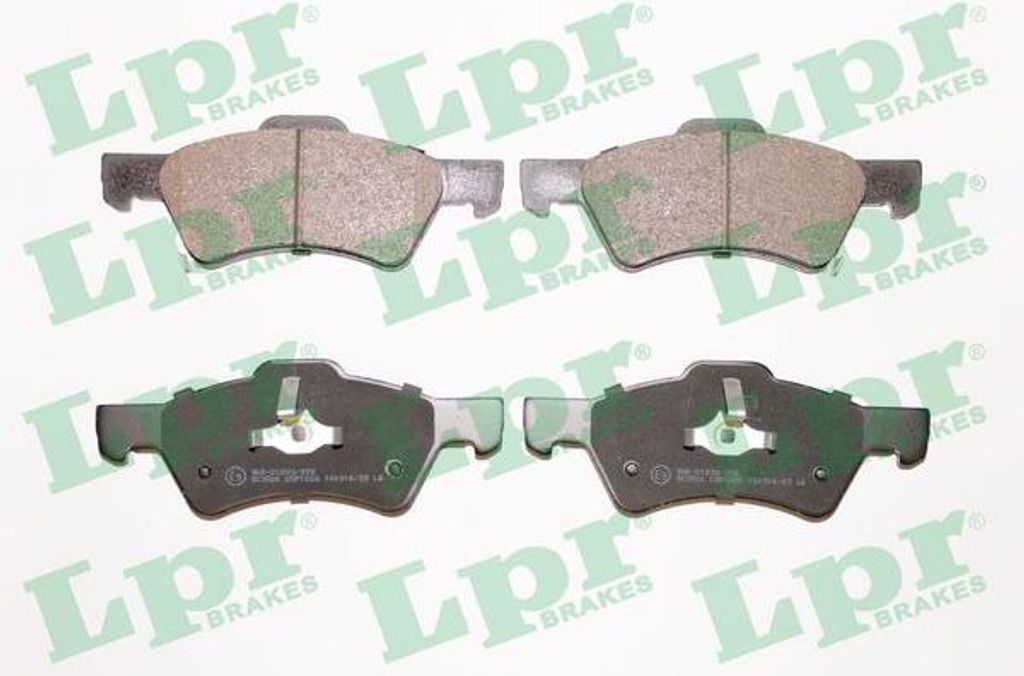 LPR 05P1006 Bremsbelagsatz, Scheibenbremse OE 5135258AA kompatibel mit Voyager