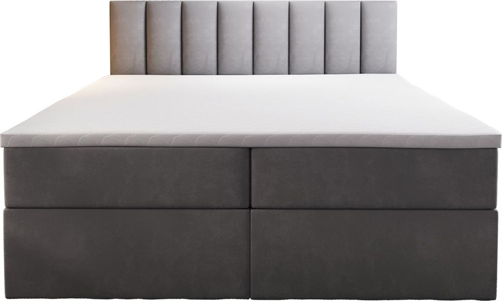 TRADA Boxspringbett Palermo 160x200 Matratze 9-Zonen Pocket Produktbild 